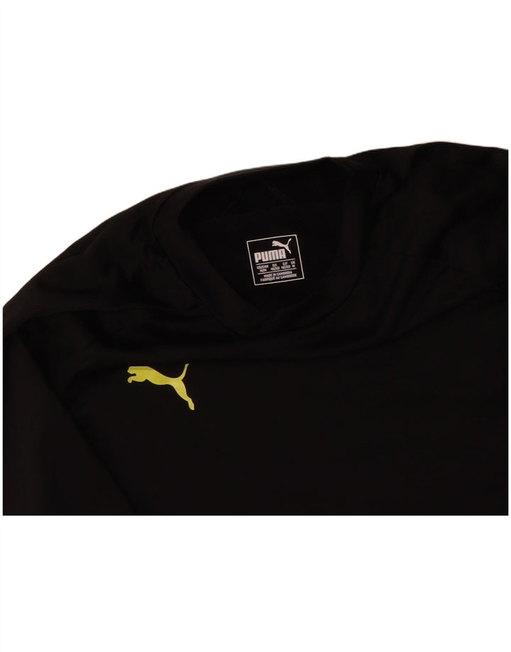 PUMA Haut à manches longues pour homme Noir moyen Polyester