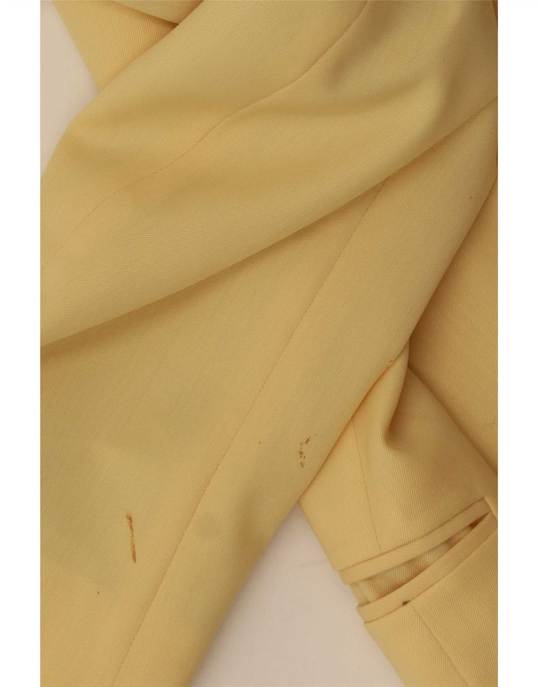 Massimo Rebecchi Veste Blazer 1 Bouton Femme IT 42 Laine Jaune Moyen