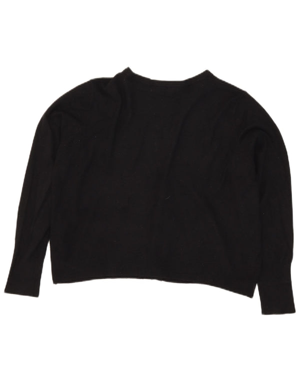Marks & Spencer Cardigan court pour femme UK 18 XL Viscose noire