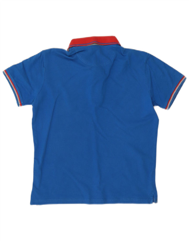 CHAMPION Polo Femme UK 10 Petit Bleu