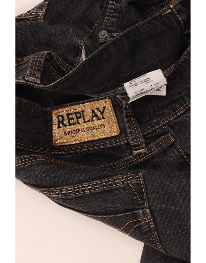 Replay Jean Slim Homme W28 L34 Gris Coton
