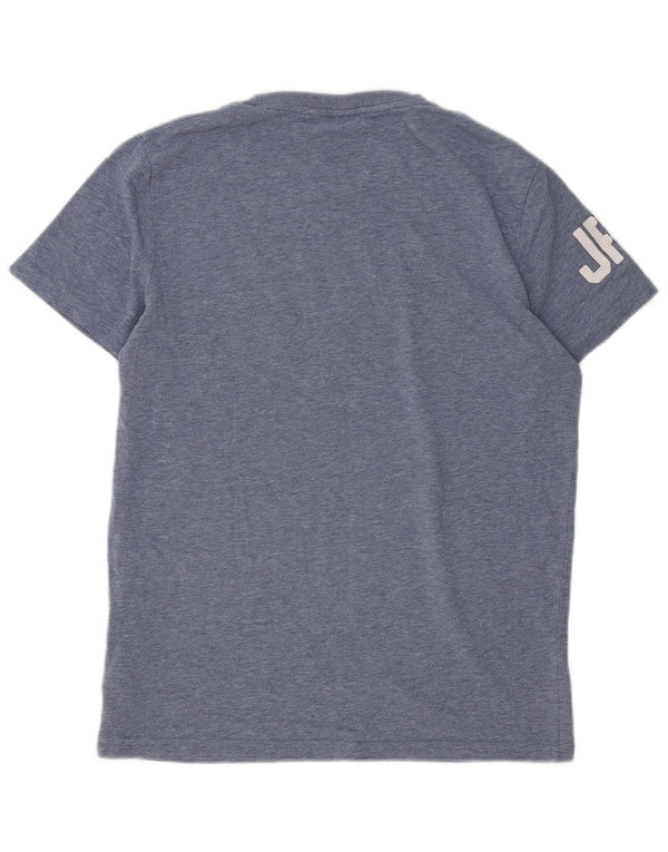 Superdry T-Shirt Graphique Homme Grand Bleu Coton
