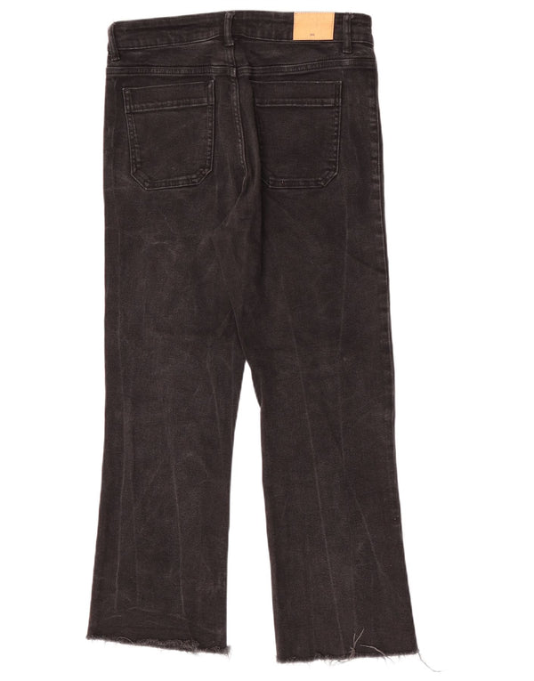 Zara Jean court taille haute pour femme EU 40 Medium W30 L25 Noir