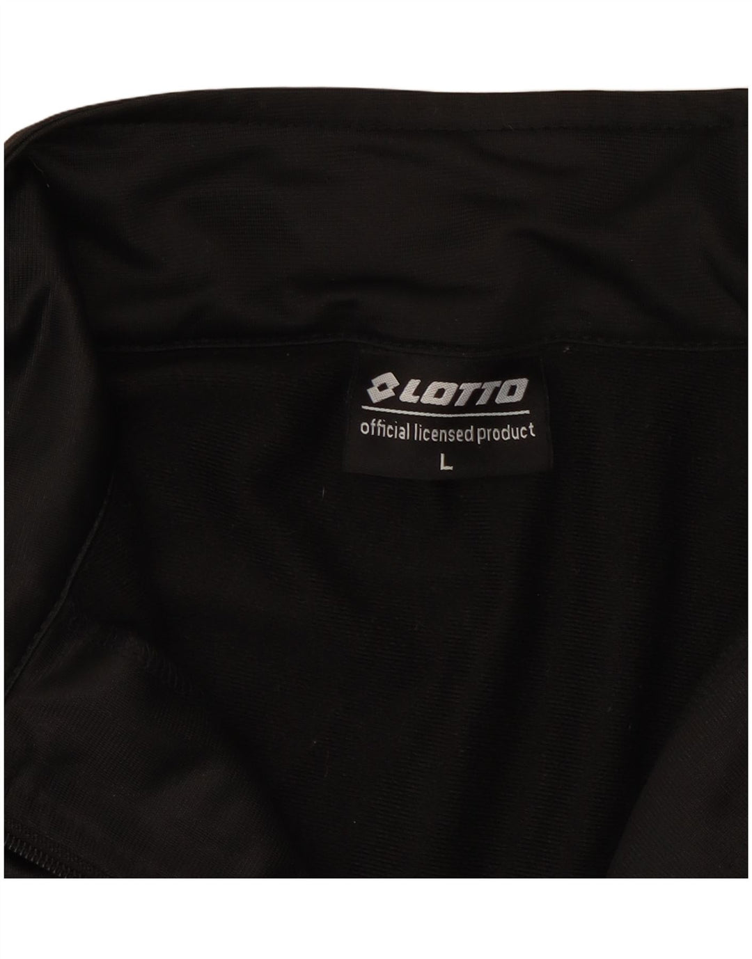 LOTTO Veste de Survêtement Homme Large Noir Polyester