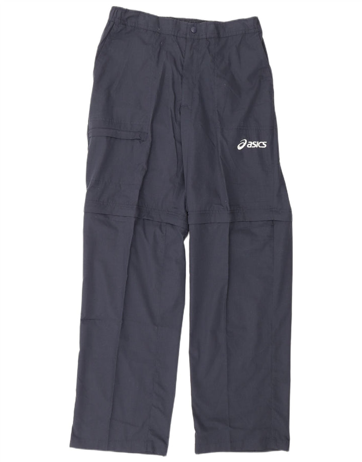 Asics Pantalon Cargo Droit Homme XL W36 L34 Bleu Marine Polyester