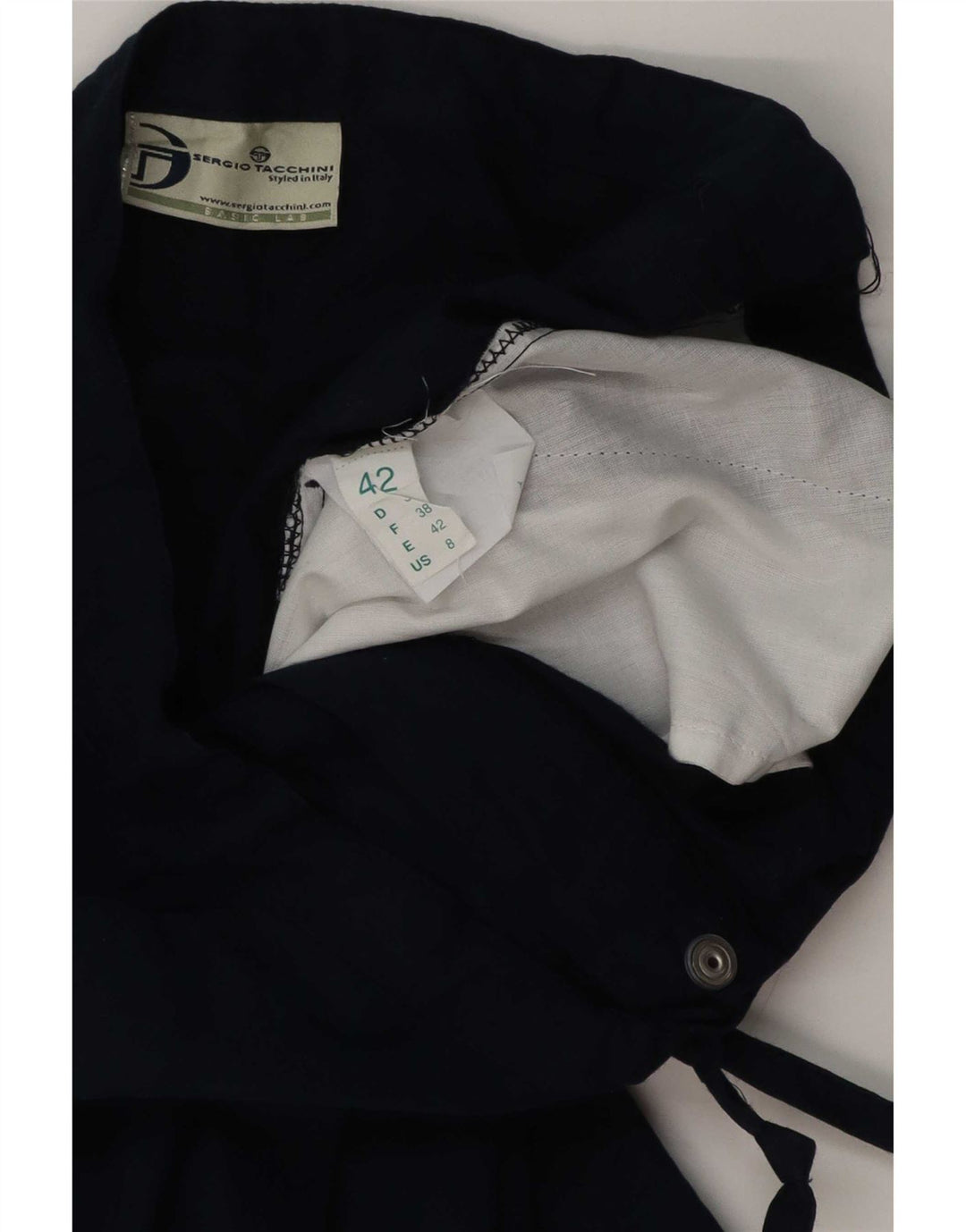 Sergio Tacchini Pantalon De Survêtement Capri Femme IT 42 Bleu Marine Moyen