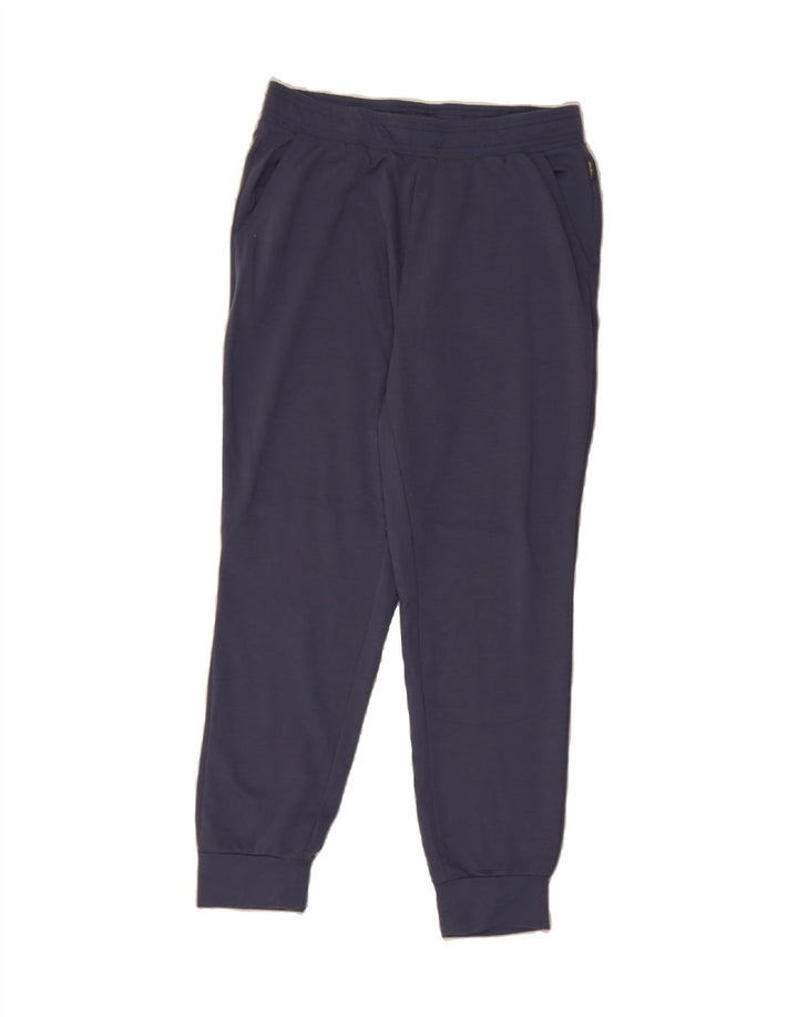 EDDIE BAUER Mens Tracksuit Trousers Joggers Medium  Navy Blue Polyester Vintage Eddie Bauer and Second-Hand Eddie Bauer from Messina Hembry 