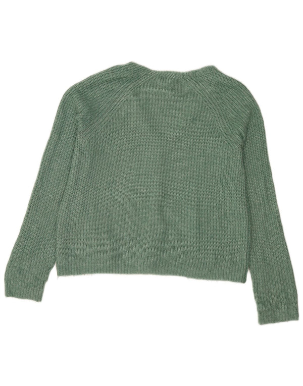 Fat Face Cardigan surdimensionné pour femme UK 8 Petit nylon vert
