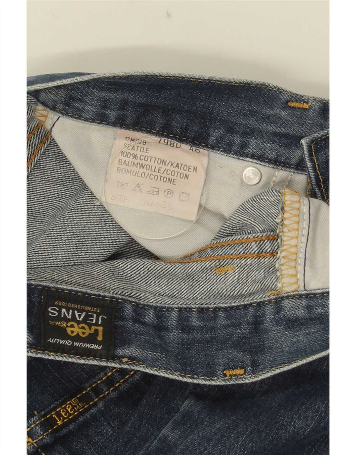 Lee Jean droit homme W30 L29 bleu marine coton