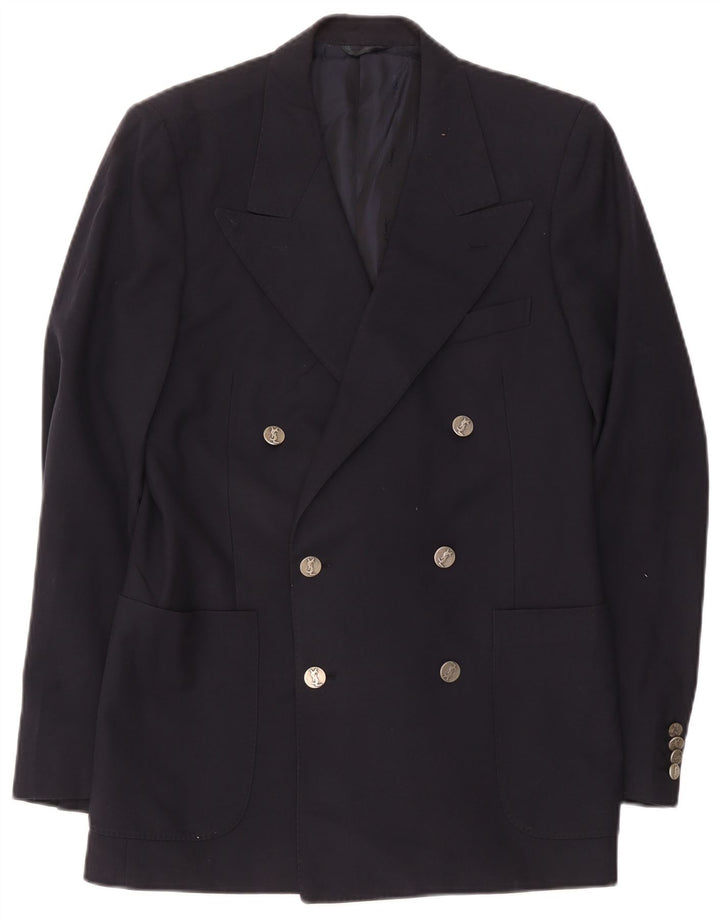 Yves Saint Laurent Veste Blazer IT 48 Bleu Marine Moyen Homme