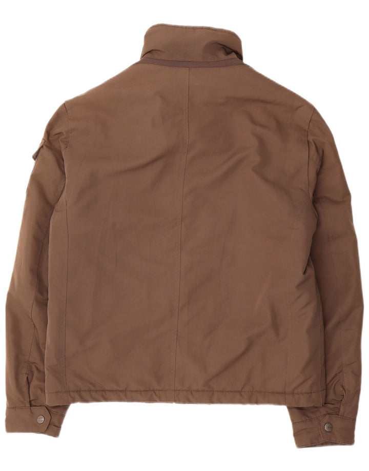 Geox Respira Bomber Jacket UK 40 Large Marron Polyester Homme