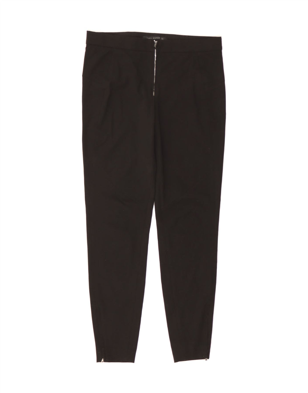 ZARA Womens Slim Casual Trousers Medium W30 L29 Black Vintage Zara and Second-Hand Zara from Messina Hembry 