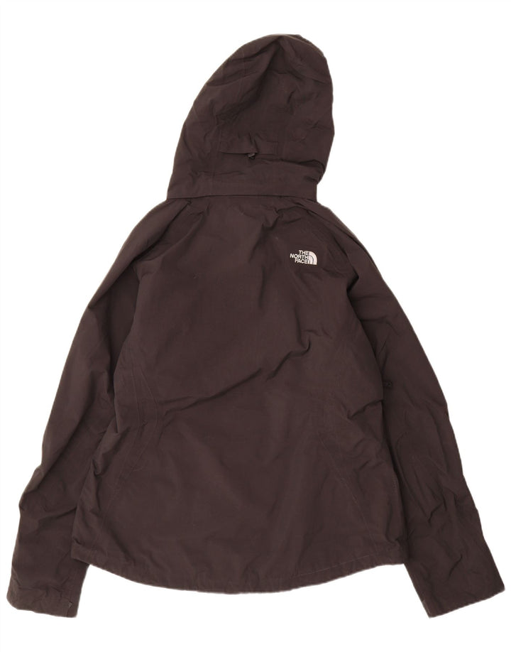 THE NORTH FACE Veste de pluie à capuche Hyvent pour femme UK 16 Large Noir Nylon