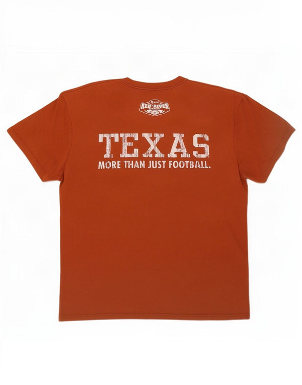 Nike T-shirt ample graphique Texas Longhorns pour homme Orange moyen