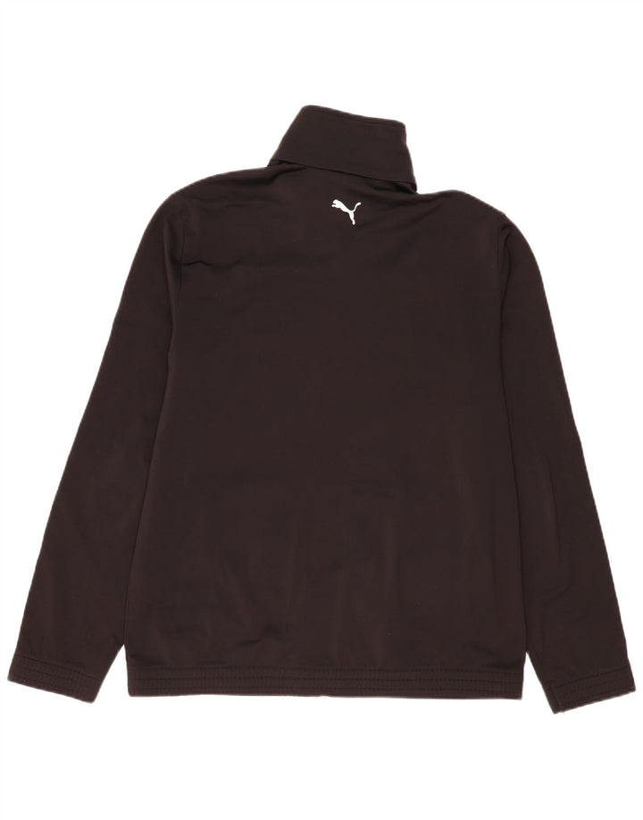 PUMA Veste de survêtement pour homme Large Noir Colorblock Polyester