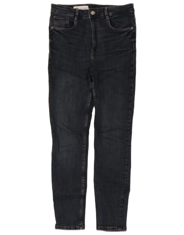 Zara Jean skinny femme EU 40 Medium W30 L27 Bleu Coton