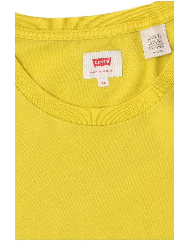 Levi's T-Shirt Homme XL Jaune