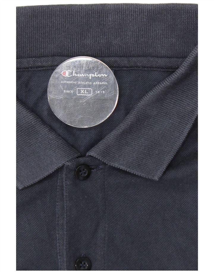 CHAMPION Polo Homme XL Bleu Marine