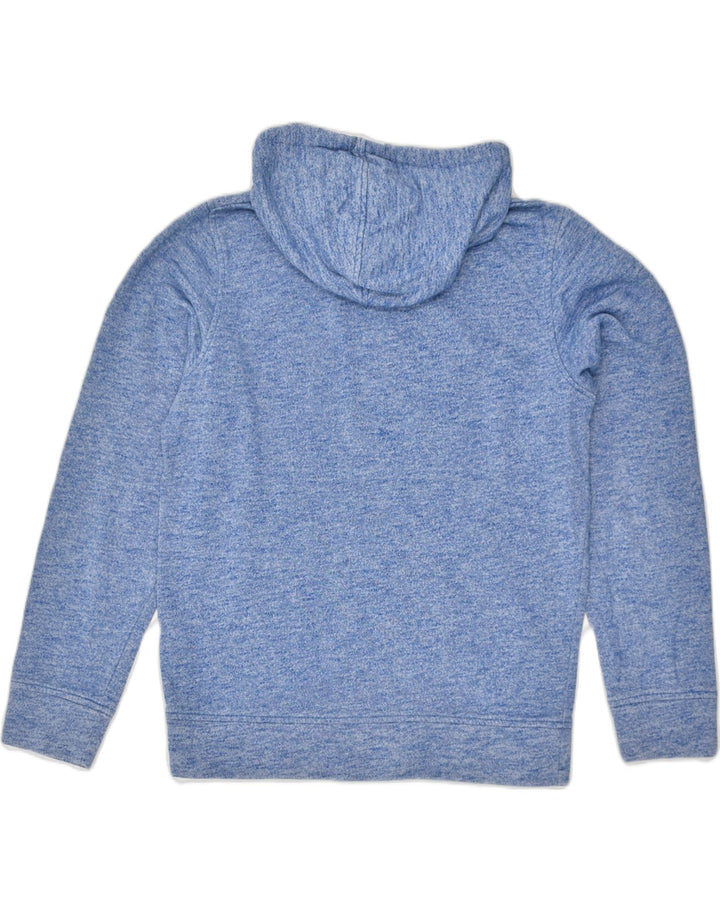 JACK & JONES Mens Graphic Hoodie Jumper Small Blue Flecked Polyester | Vintage Jack & Jones | Thrift | Second-Hand Jack & Jones | Used Clothing | Messina Hembry 
