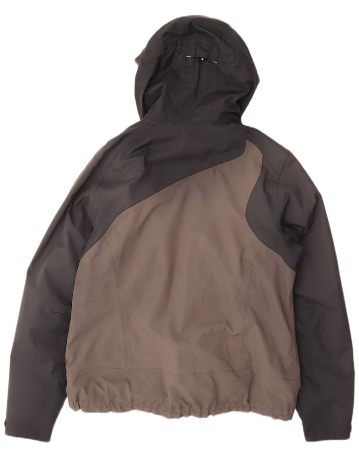 Jack Wolfskin Veste coupe-vent pour femme UK 16 Large Black Colourblock