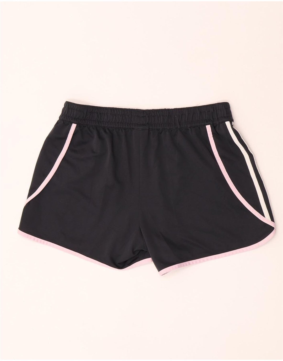 Adidas Short de sport pour femme UK 16 Large Bleu marine Polyester