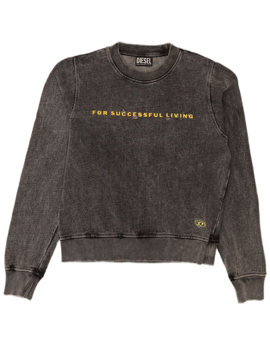 Diesel Sweat-shirt graphique pour homme 2XS Gris