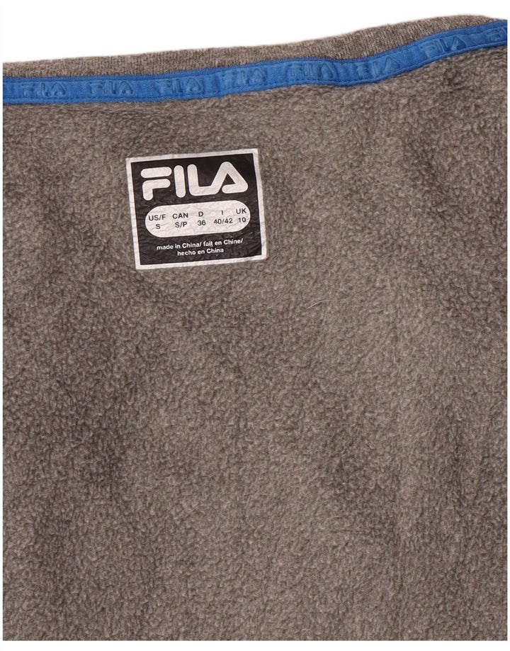 Fila Sweat-shirt graphique pour femme UK 10 Small Gris