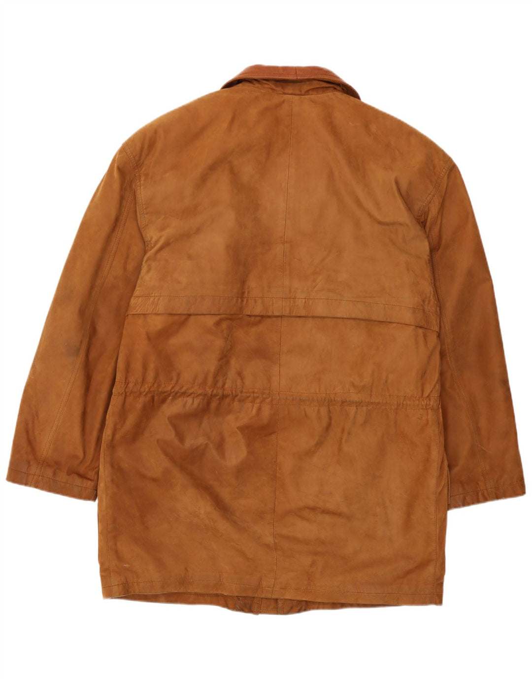 veste coupe-vent en cuir vintage pour homme IT 46 Petit cuir marron