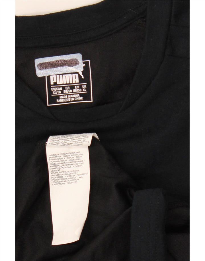 Puma T-Shirt Homme Top XL Noir Coton