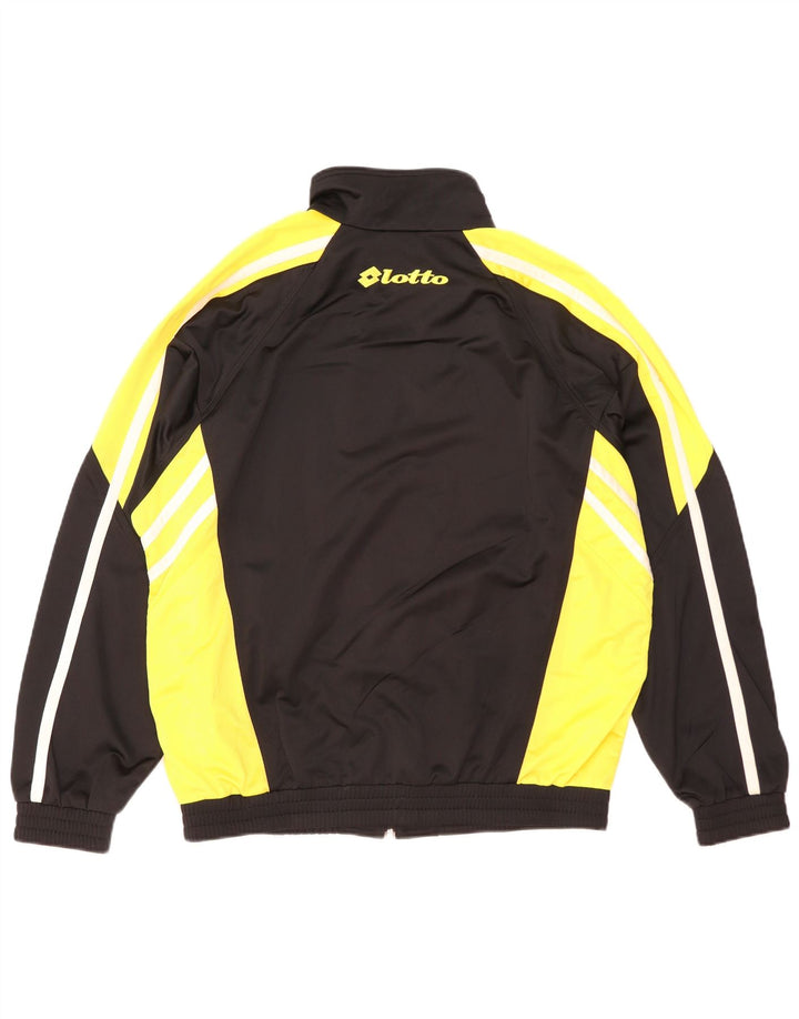 Lotto Veste de survêtement pour homme Large Noir Colorblock Polyester