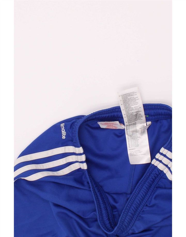 Adidas Garçon Climalite Sport Short 11-12 ans Bleu Polyester