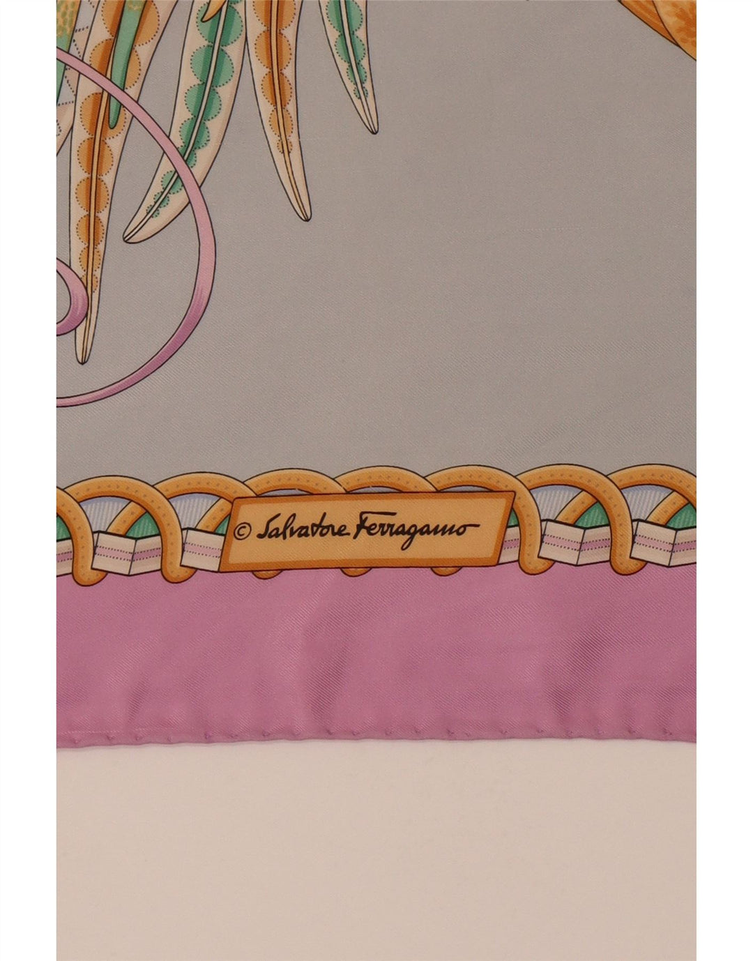 Salvatore Ferragamo Écharpe carrée pour femme Taille unique Multicolore Designer