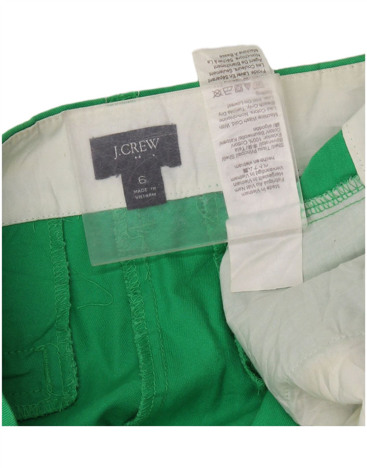 J. CREW Short Chino Femme US 6 Medium W32 Coton Vert