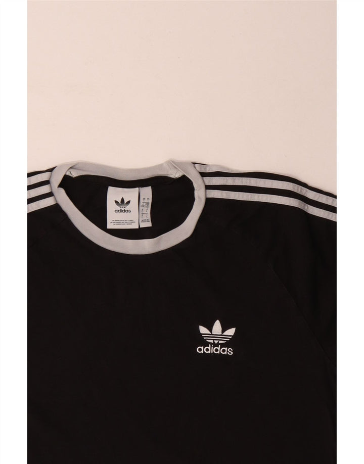 ADIDAS T-Shirt Homme Haut Large Noir Coton