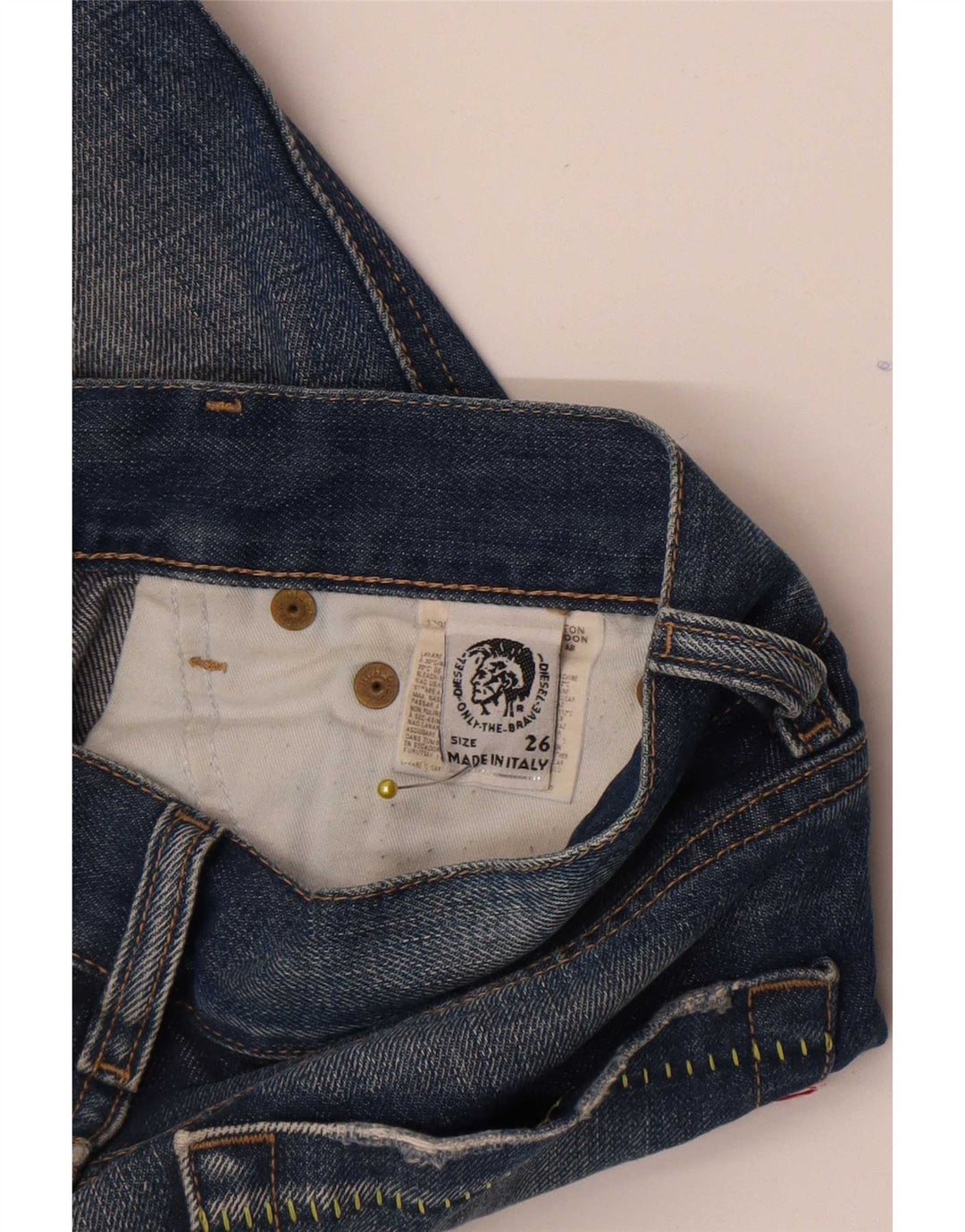 Jean évasé Femme Diesel W26 L32 Bleu Coton