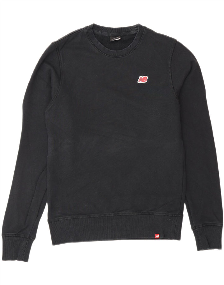New Balance Sweat-shirt pour homme en coton noir Small