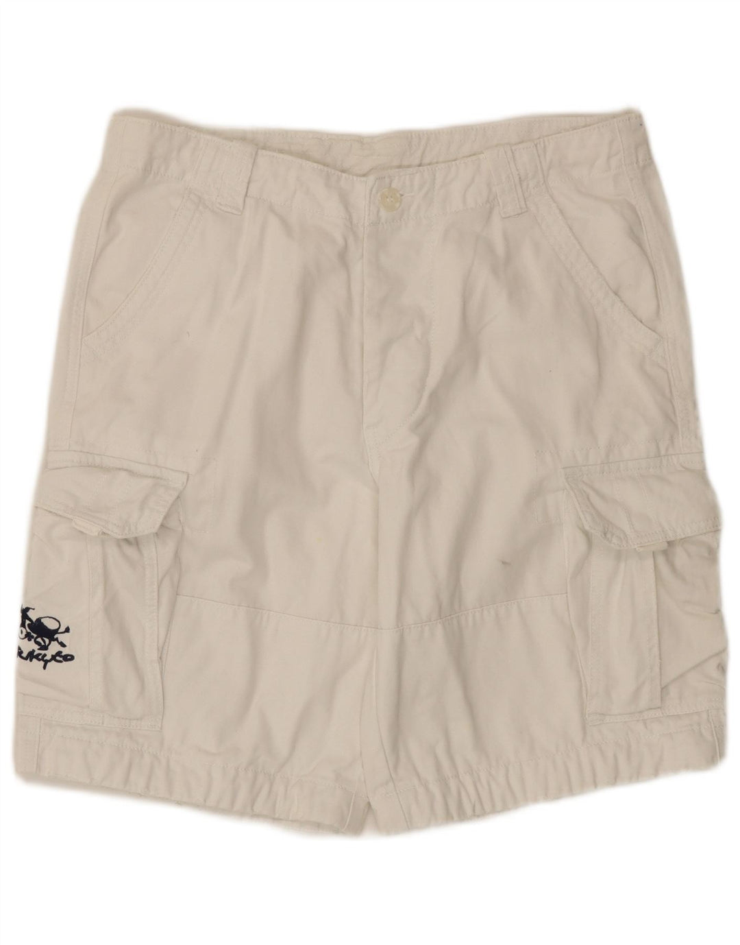 Short Cargo Vintage Homme XL W38 Blanc