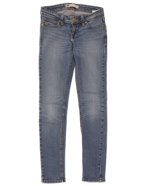Levi's Jean Skinny Taille Basse Slight Curve Femme W26 L32 Bleu Coton