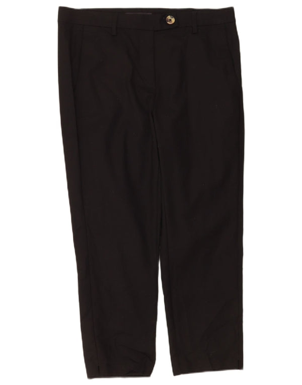 Marks & Spencer Pantalon court pour femme UK 12 Medium W30 L24 Noir