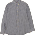 IZOD Mens Shirt XL Blue Check Cotton Vintage Izod and Second-Hand Izod from Messina Hembry 