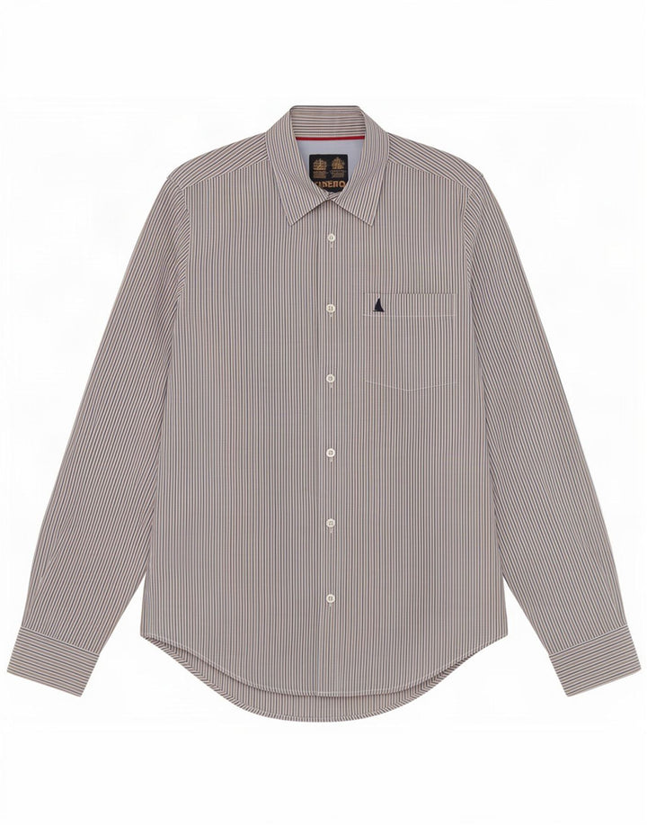 Musto Chemise Homme Petite Rayure Beige
