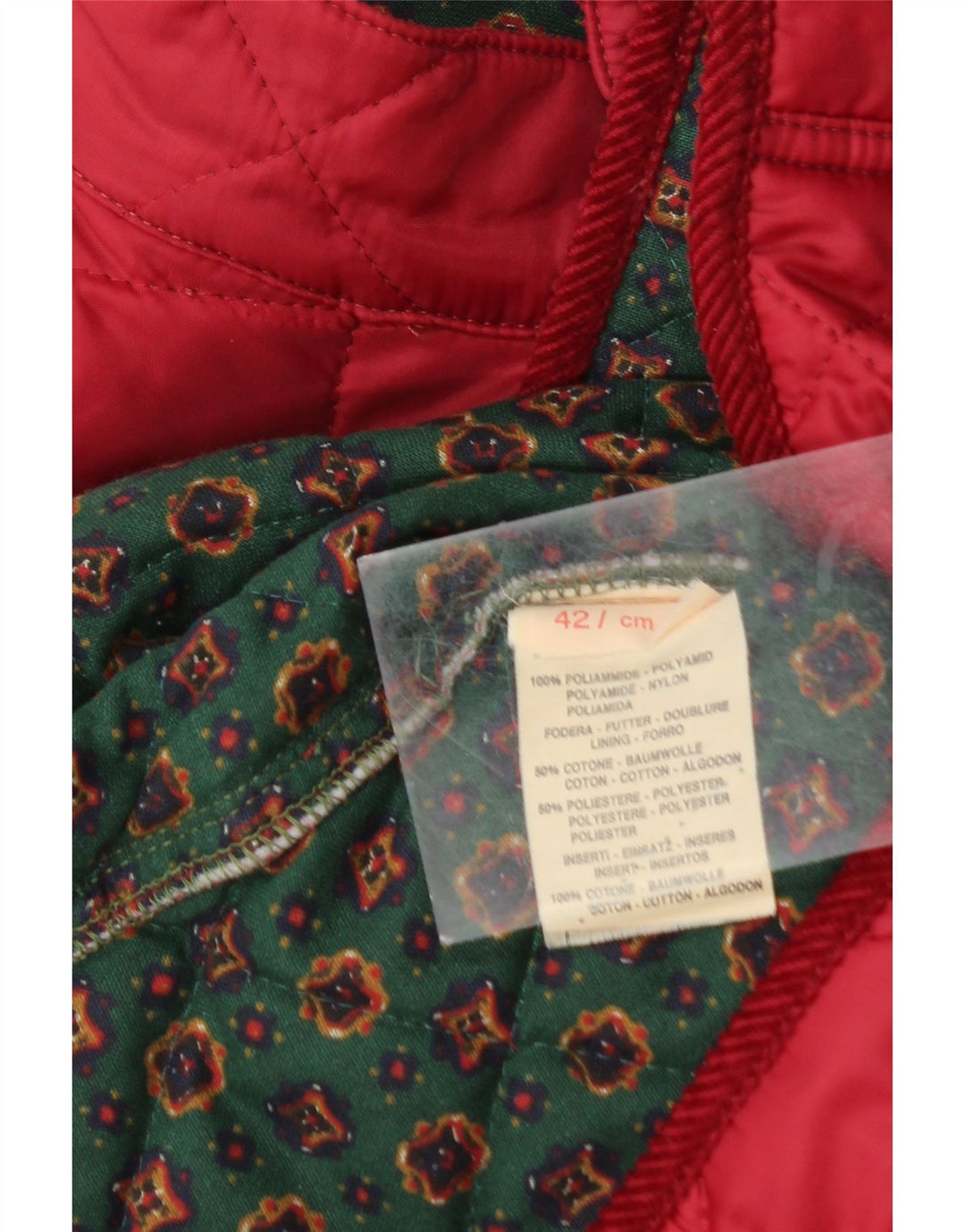 Brummell Gilet matelassé pour homme UK 42 XL Rouge Polyamide