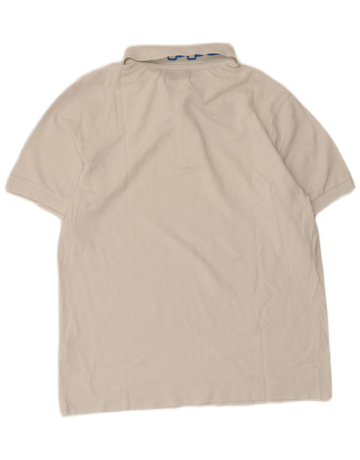 Kappa Polo Homme Blanc Moyen Coton