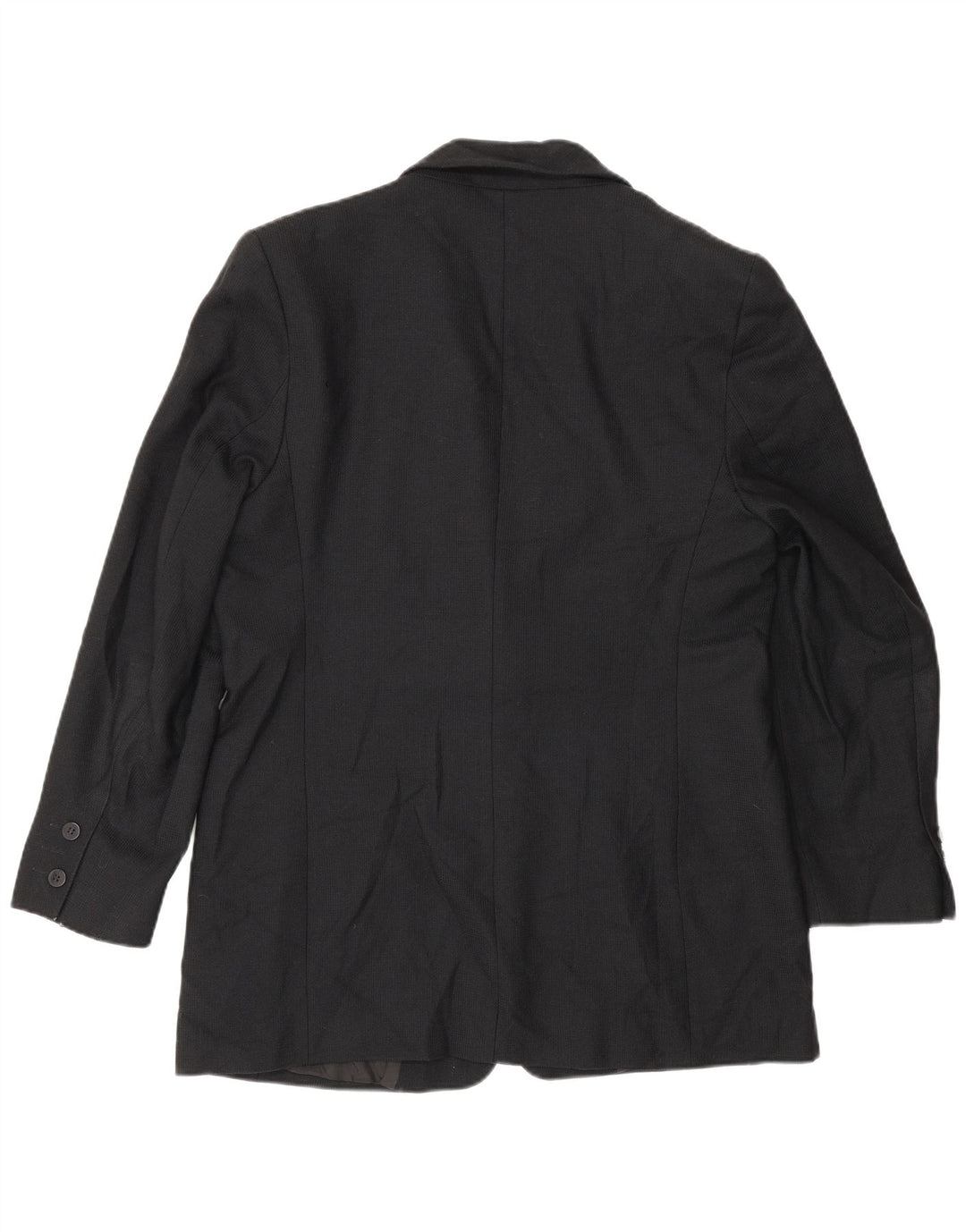 Marks & Spencer Veste blazer à 1 bouton pour femme UK 16 Grande laine noire