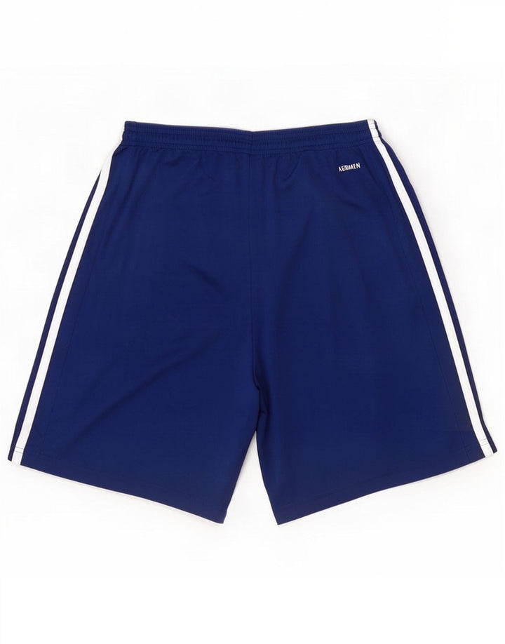 Short de sport Adidas Aeroready pour hommes en polyester bleu moyen
