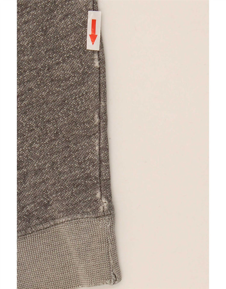 Jack Wills Sweat-shirt pour femme en coton moucheté gris moyen UK 42