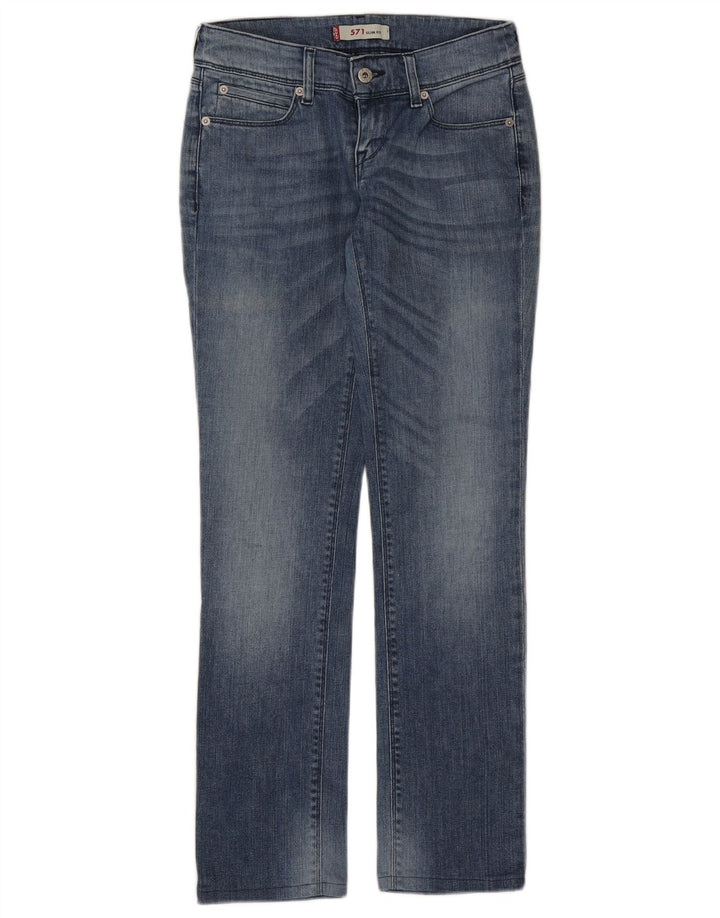 Levi's Jean Slim 571 Femme W28 L30 Bleu Coton