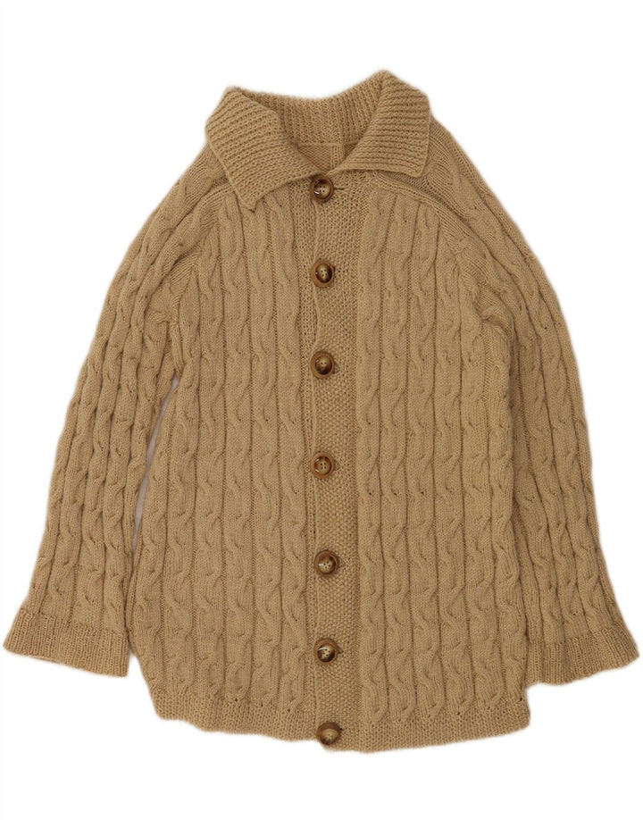 Pull Cardigan Vintage Homme XL Beige