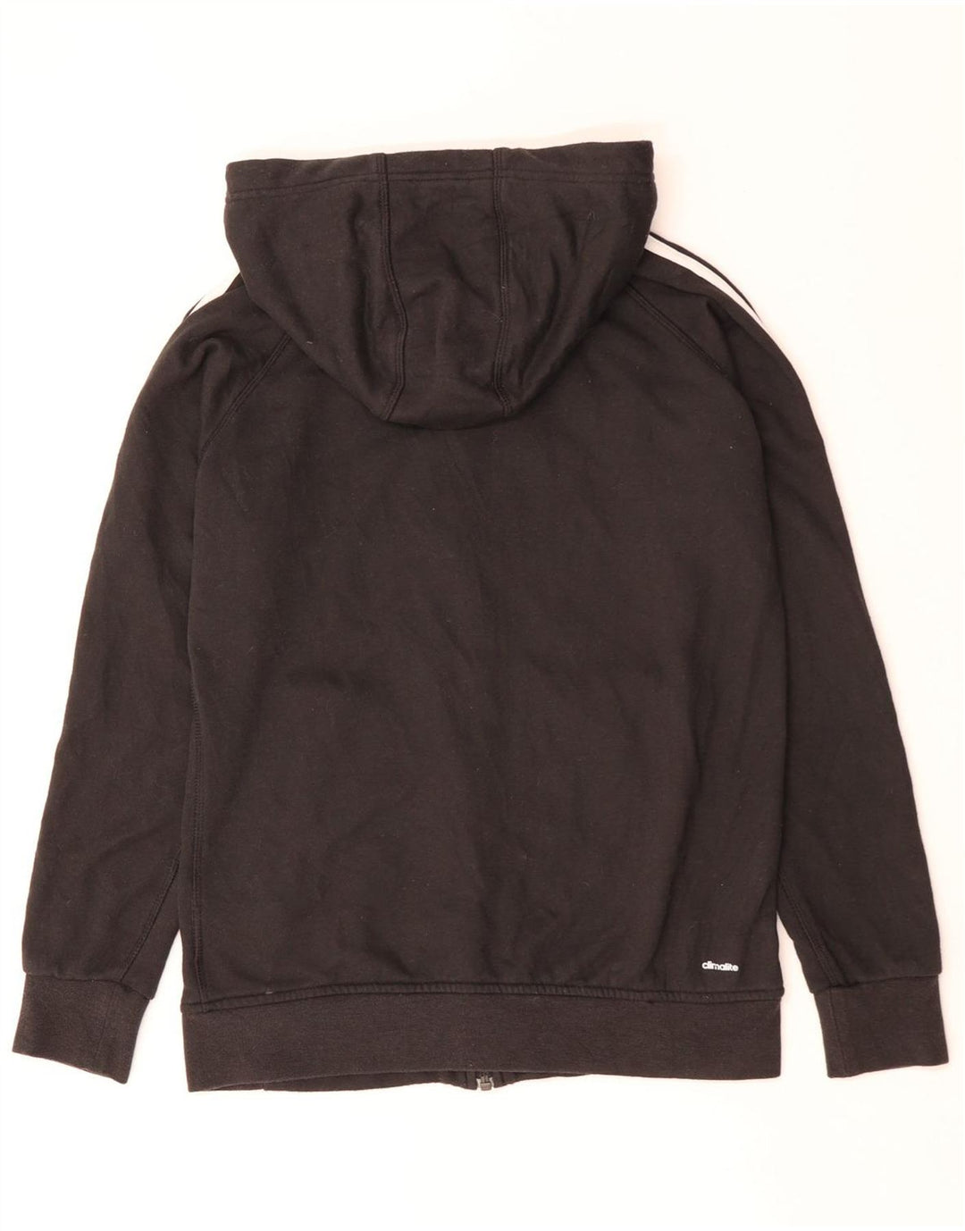 Adidas Climalite Zip Sweat à capuche pour femme UK 8/10 Petit coton noir