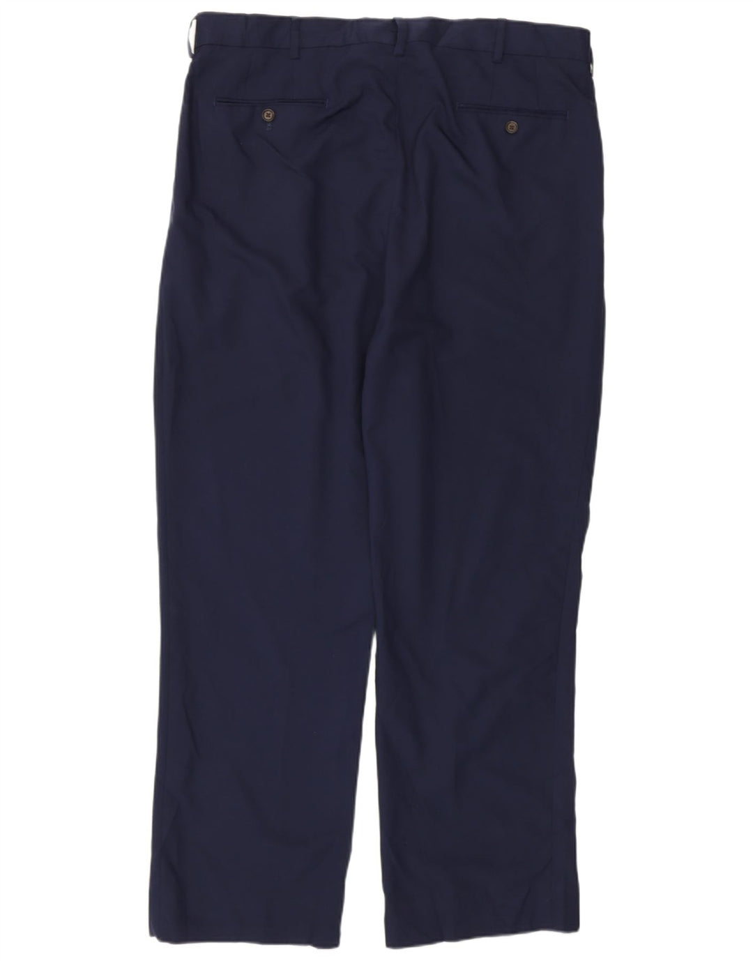 Polo Ralph Lauren Pantalon de costume à chevilles pour homme W36 L29 Bleu marine Polyester